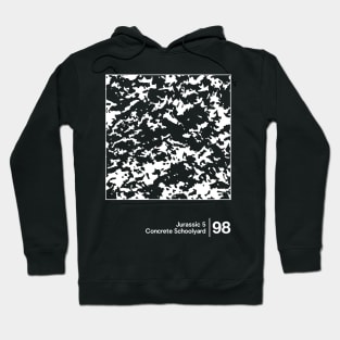 Concrete Schoolyard / Minimalist Style Graphic Design Artwork Hoodie